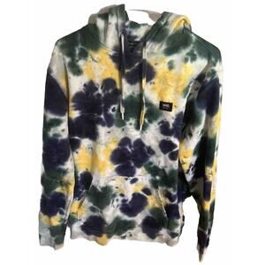 Women's Vans Off The Wall Tie Dye Hoodie Size Small Multi Color
